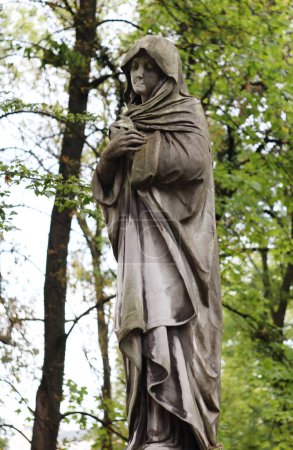 Foto de Sculpture at the Lychakiv cemetery - Imagen libre de derechos