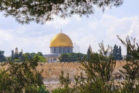 Téléchargez les photos : Jérusalem, Israël - 17 octobre 2022 : Le Mont du Temple dans la vieille ville de Jérusalem. - en image libre de droit