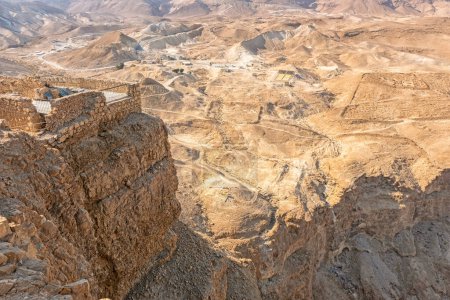 Téléchargez les photos : Parc national Masada dans la région de la mer Morte d'Israël. - en image libre de droit