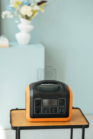 Photo for Portable power station at home. High quality photo - Royalty Free Image