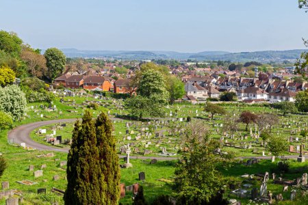 Foto de Una vista general del cementerio de Milton Road en Weston-super-Mare, Reino Unido - Imagen libre de derechos