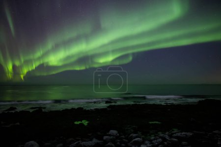Photo for Aurora borealis landscapes in Iceland - Royalty Free Image