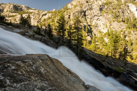 Photo for Long Exposure Of The Waterwheel Falls Along The Tuolomne River in Yosemite - Royalty Free Image