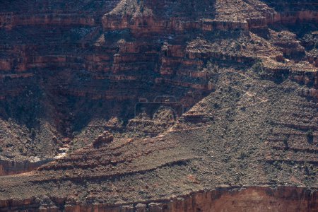 Photo for Hermit Trail Zig Zags Down The Steep Walls Of The Grand Canyon's South Rim - Royalty Free Image
