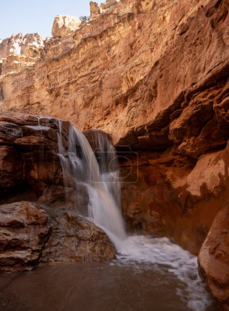 The Second Waterfall Along Sulfur Creek In Capitol Reef National Park