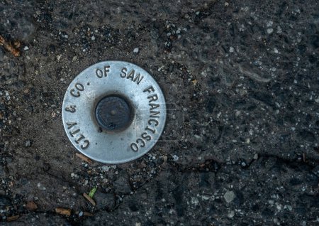 City And County Of San Francisco Road Marker In Yosemite