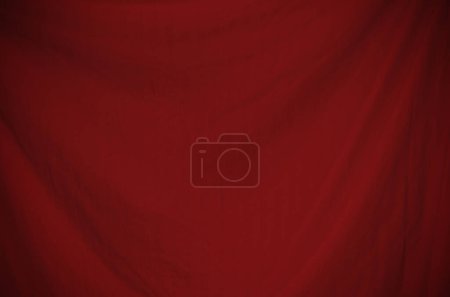wrinkled red fabric background texture