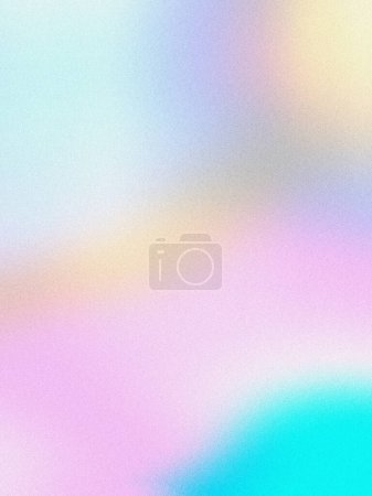 Foto de Holograma unicornio borroso gradiente ruido textura fondo - Imagen libre de derechos