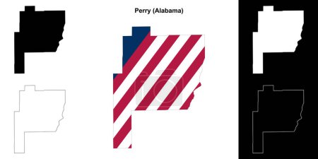 Perry County skizziert Karte