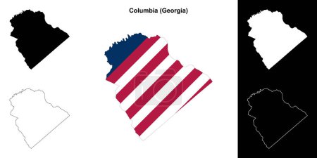 Conjunto de mapas del condado de Columbia (Georgia)