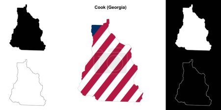Conjunto de mapas del condado de Cook (Georgia)