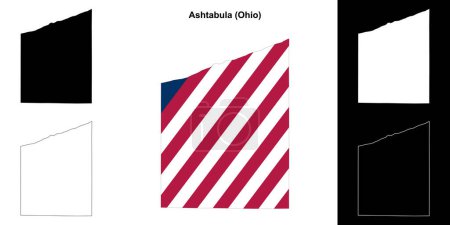 Ashtabula County (Ohio) Kartenskizze