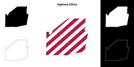 Highland County (Ohio) Übersichtskarte
