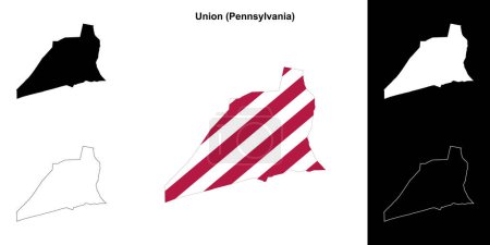 Union County (Pennsylvania) Kartenskizze