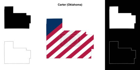 Carter County (Oklahoma) Kartenskizze