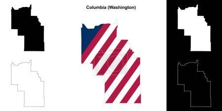 Columbia County (Washington) Kartenskizze