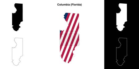Columbia County (Florida) Kartenskizze