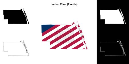 Indian River County (Florida) Übersichtskarte