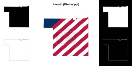 Lincoln County (Mississippi) Kartenskizze