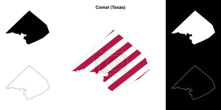 Comal County (Texas) Übersichtskarte