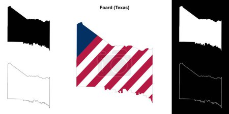 Foard County (Texas) Übersichtskarte