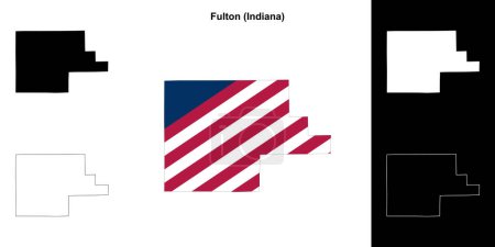 Fulton County (Indiana) Übersichtskarte