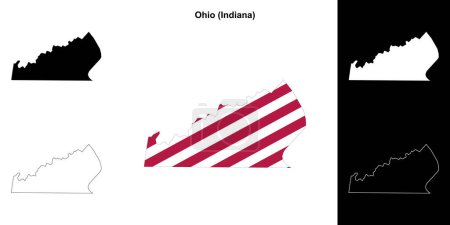 Ohio County (Indiana) Kartenskizze
