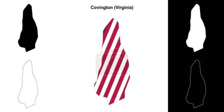 Plan du comté de Covington (Virginie)