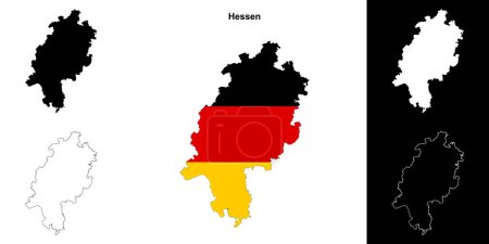 Conjunto de mapas de estado de Hessen