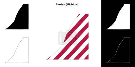 Berrien County (Michigan) Kartenskizze