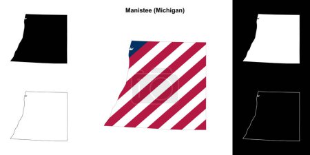Manistee County (Michigan) Übersichtskarte