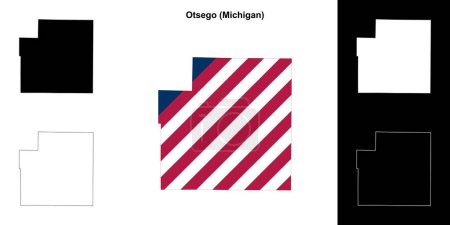 Otsego County (Michigan) Kartenskizze
