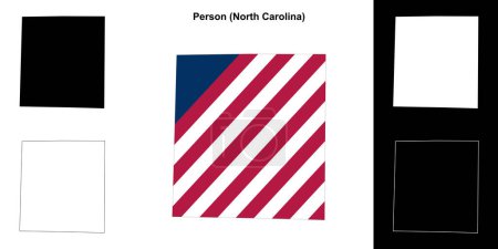 Person County (North Carolina) Kartenskizze