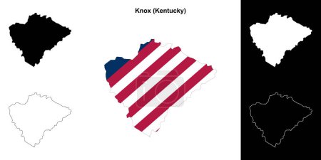 Knox County (Kentucky) Kartenskizze