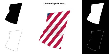 Columbia County (New York) Kartenskizze