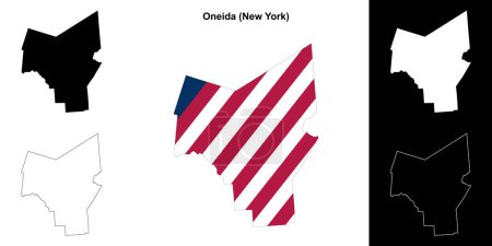 Oneida County (New York) Übersichtskarte
