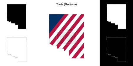 Toole County (Montana) Übersichtskarte