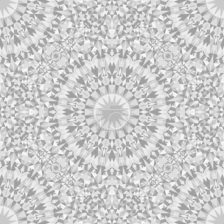 Nahtlose abstrakte orientalische Mandala-Mosaik-Muster Hintergrund - Bohemian geometrischen Vektor Art Grafik-Design