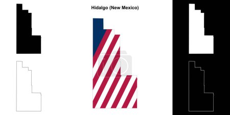 Hidalgo County (New Mexico) Kartenskizze