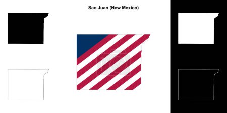 San Juan County (New Mexico) Übersichtskarte
