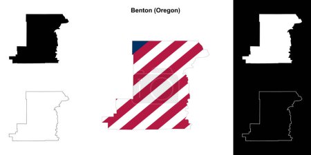 Conjunto de mapas del Condado de Benton (Oregón)