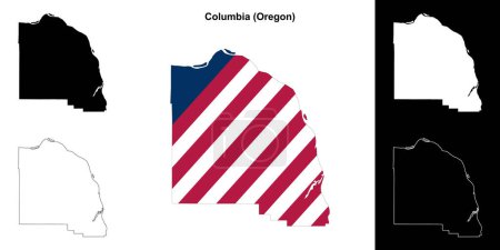 Columbia County (Oregon) Kartenskizze