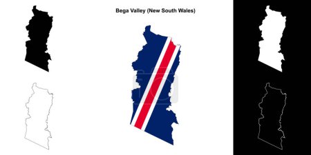 Carte générale de Bega Valley (Nouvelle-Galles du Sud)