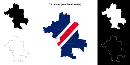 Carte générale de Carrathool (Nouvelle-Galles du Sud)