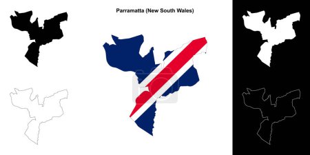 Carte générale de Parramatta (Nouvelle-Galles du Sud)