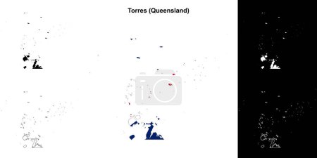 Torres (Queensland) esquisse carte