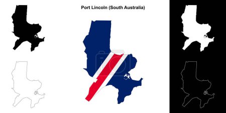 Port Lincoln (Australie-Méridionale) schéma carte