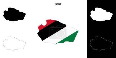 Carte générale du gouvernorat du Tafilah