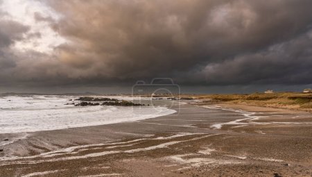 Photo for Rough weather off the Isle of Anglesey North Wales - Royalty Free Image