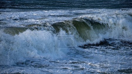 Photo for Rough weather off the Isle of Anglesey North Wales - Royalty Free Image